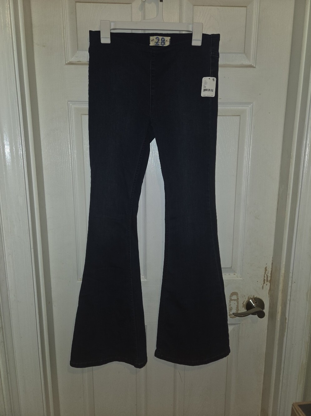 Free People We The Free Twenty Eight Flare Jeans Rich Blue Size 28 NWT